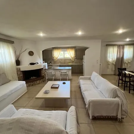 Apartment In Salamina With Garden & Sea View Selinia Exterior photo